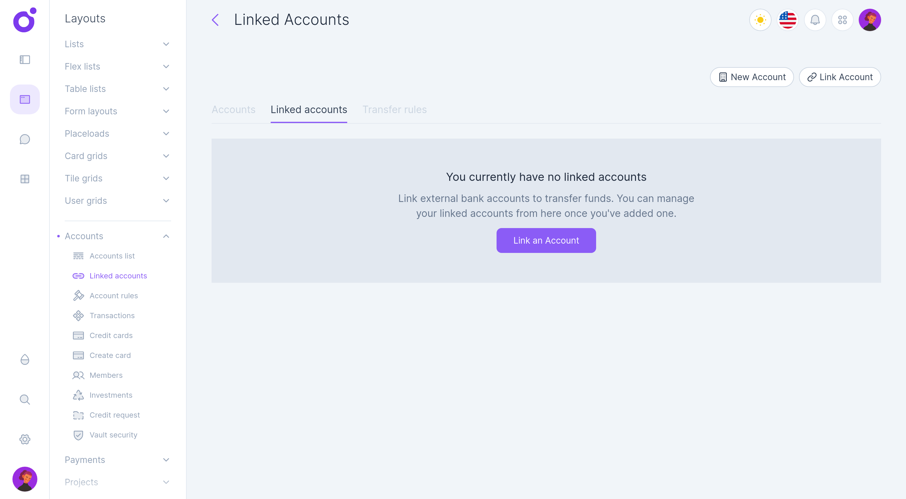 Tairo - Linked Accounts